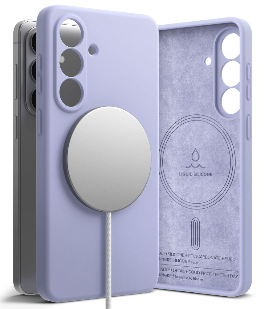 Ringke Ringke Samsung Galaxy S26 Skal MagSafe Silicone Lavender
