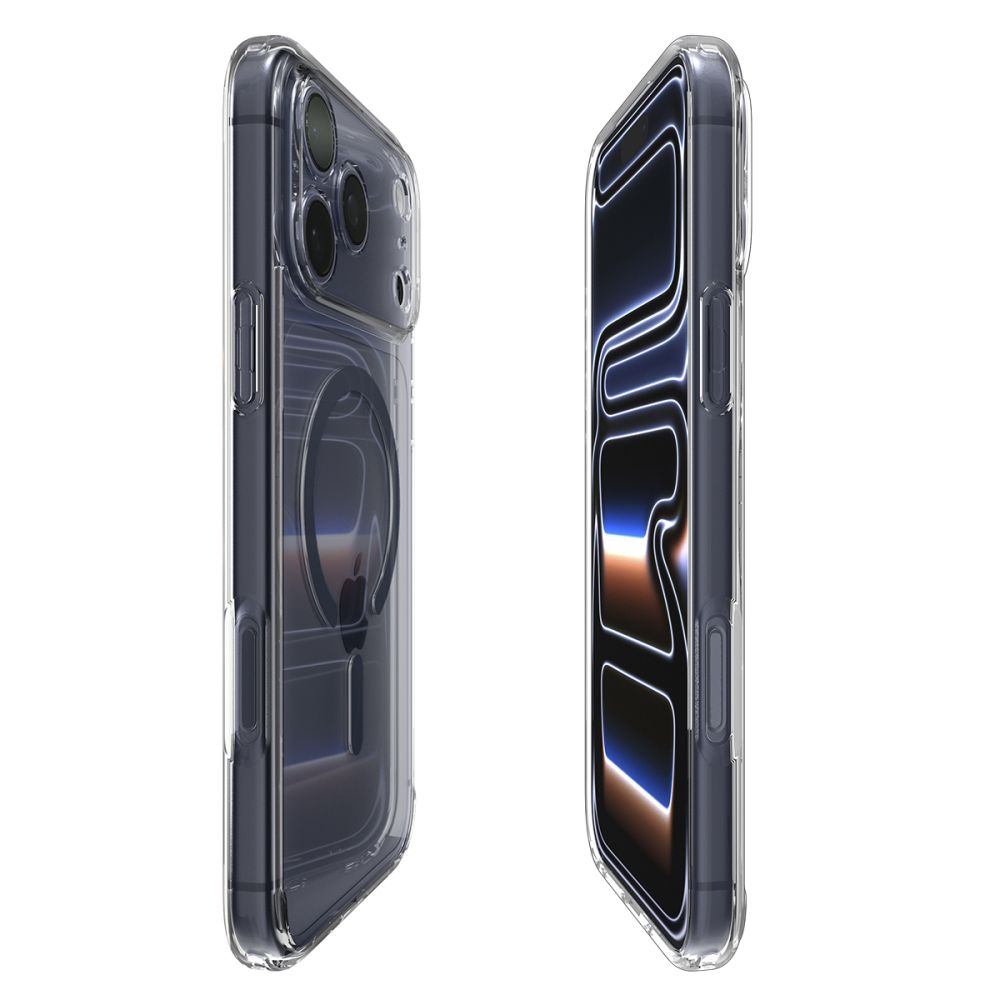 Spigen Spigen iPhone 17 Pro Max Skal MagSafe Ultra Hybrid Clear / Deep Blue