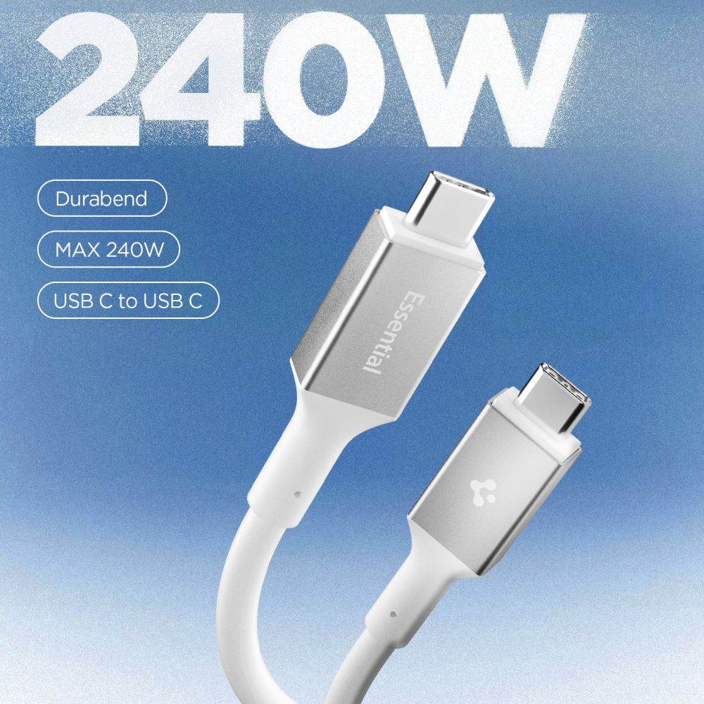 Spigen Spigen 1.2m 240W USB-C - USB-C Kabel Essential Vit