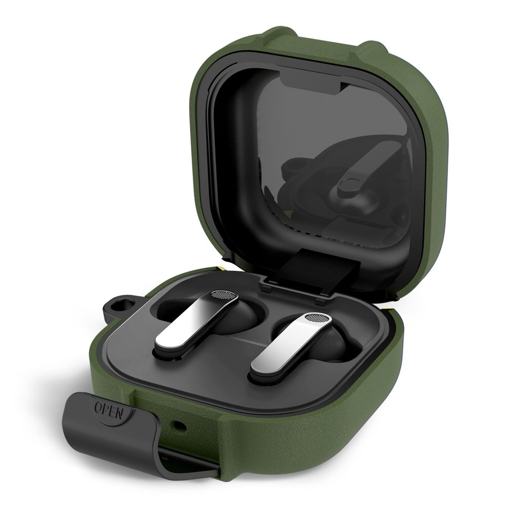 Tech-Protect Tech-Protect Galaxy Buds 4 / 4 Pro Skal Slim Hook Olive Green