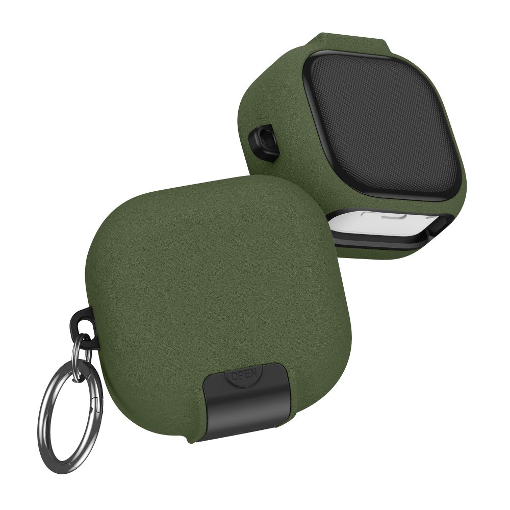 Tech-Protect Tech-Protect Galaxy Buds 4 / 4 Pro Skal Slim Hook Olive Green