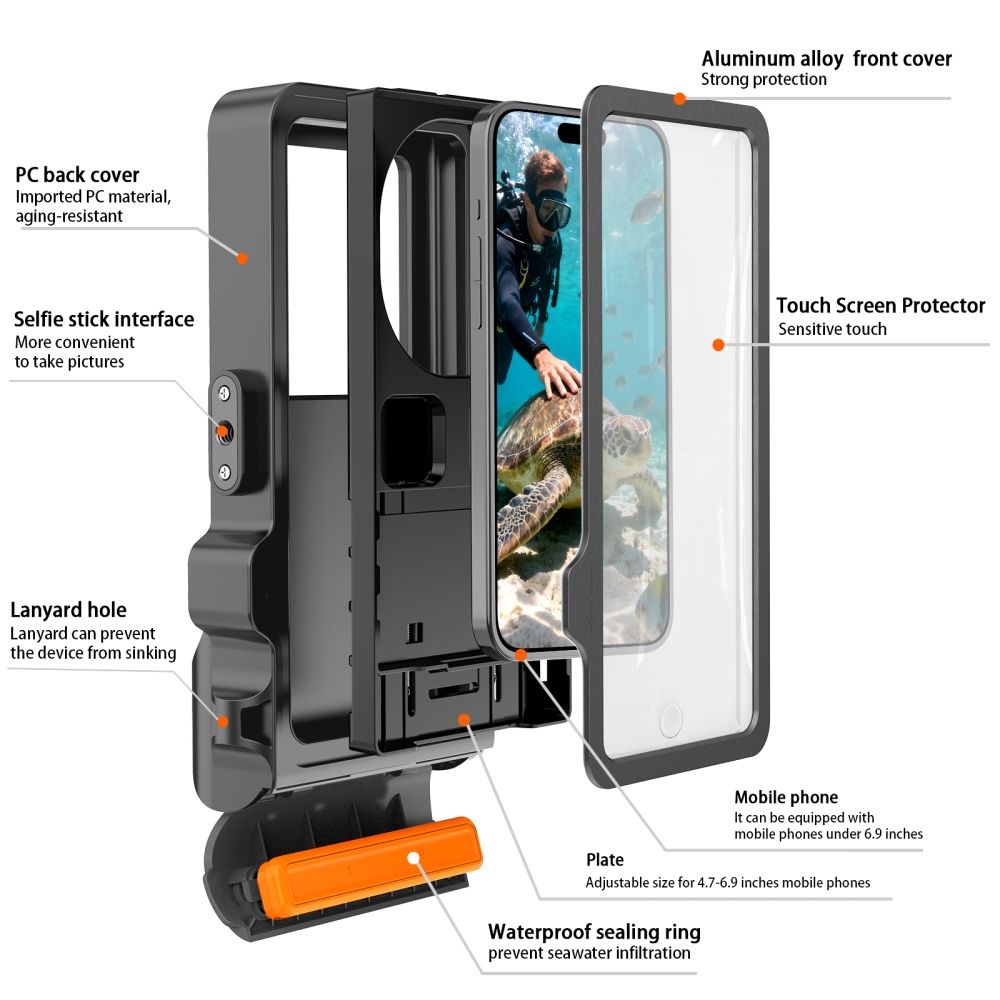 Tech-Protect Tech-Protect Universal IPX8 Pro Dykning Vattentätt Fodral