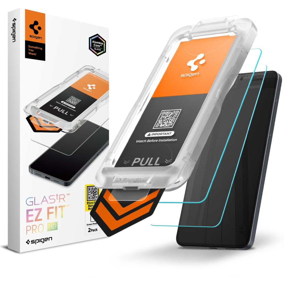 Spigen Spigen Galaxy S26 2-PACK Skärmskydd GLAS.tR 
