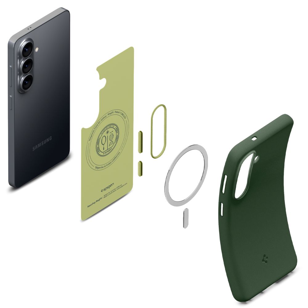 Spigen Spigen Galaxy S26 Skal MagSafe Nano Pop Avo Green