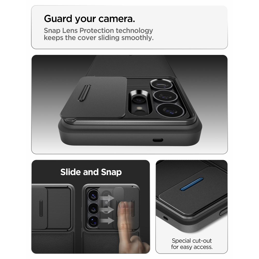 Spigen Spigen Samsung Galaxy S26 Ultra Skal Optik Armor Svart