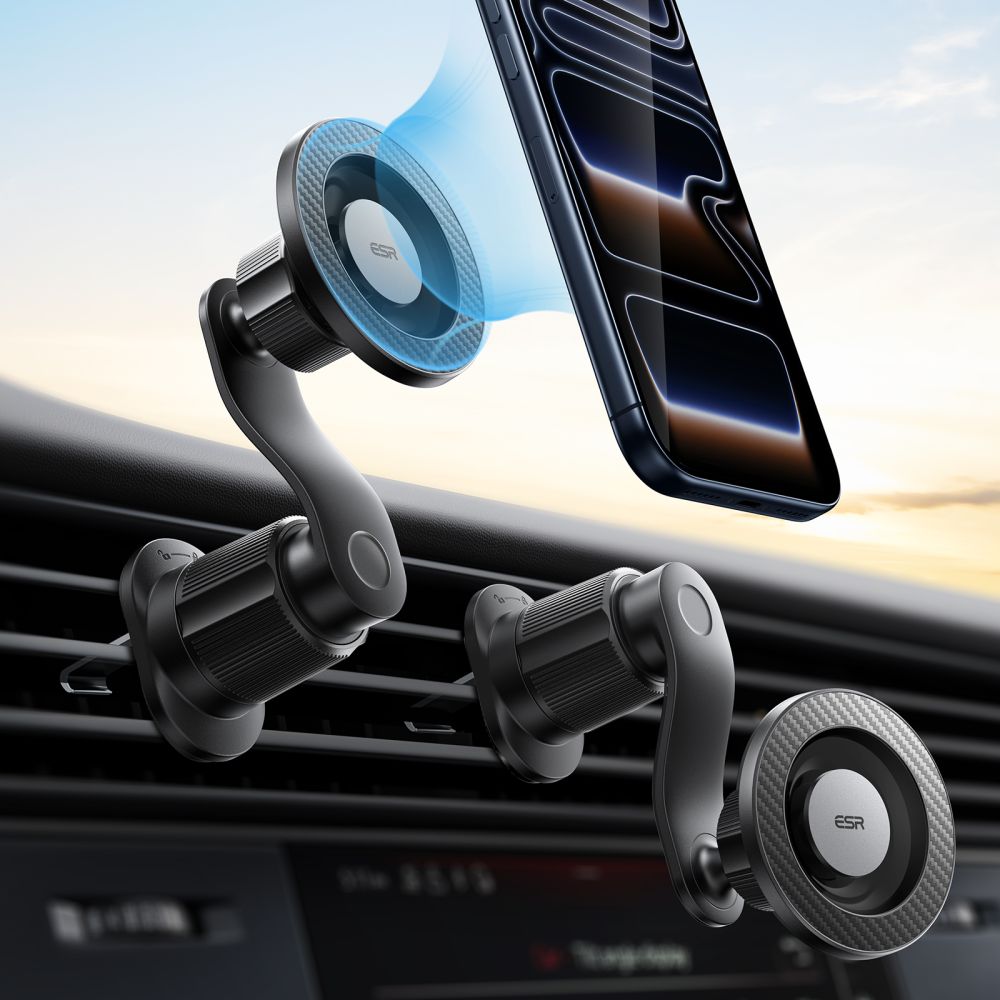 ESR ESR Magnetisk MagSafe Mobilhållare För Ventil OmniLock Svart