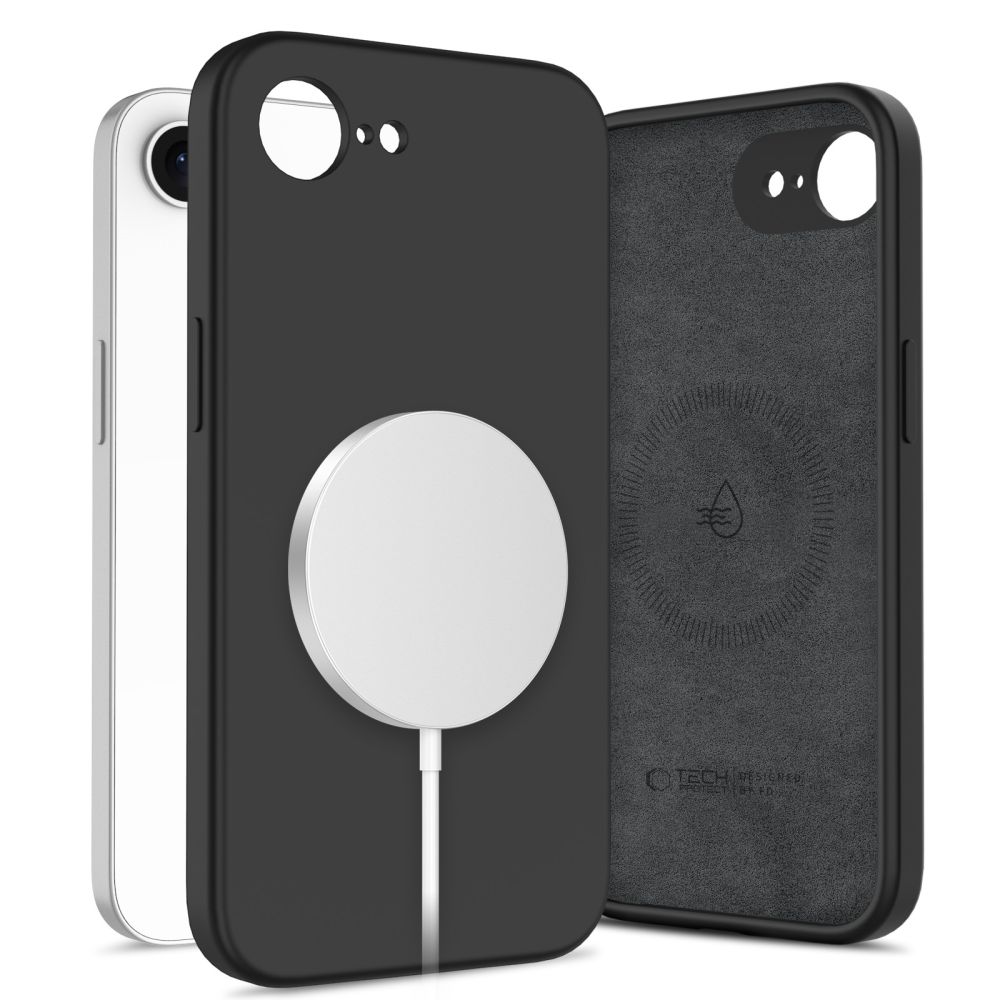 Tech-Protect Tech-Protect iPhone 17e / 16e Skal MagSafe Silicone Svart