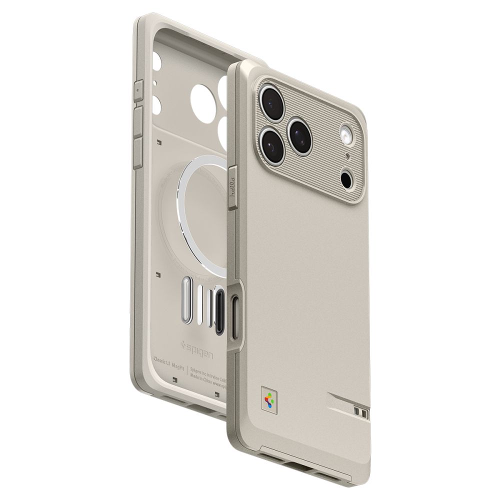 Spigen Spigen iPhone 17 Pro Skal MagSafe Classic LS Stone