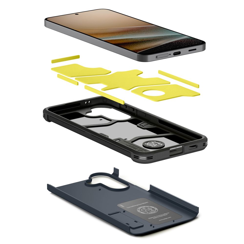 Spigen Spigen Samsung Galaxy A57 5G Skal Tough Armor Metal Slate