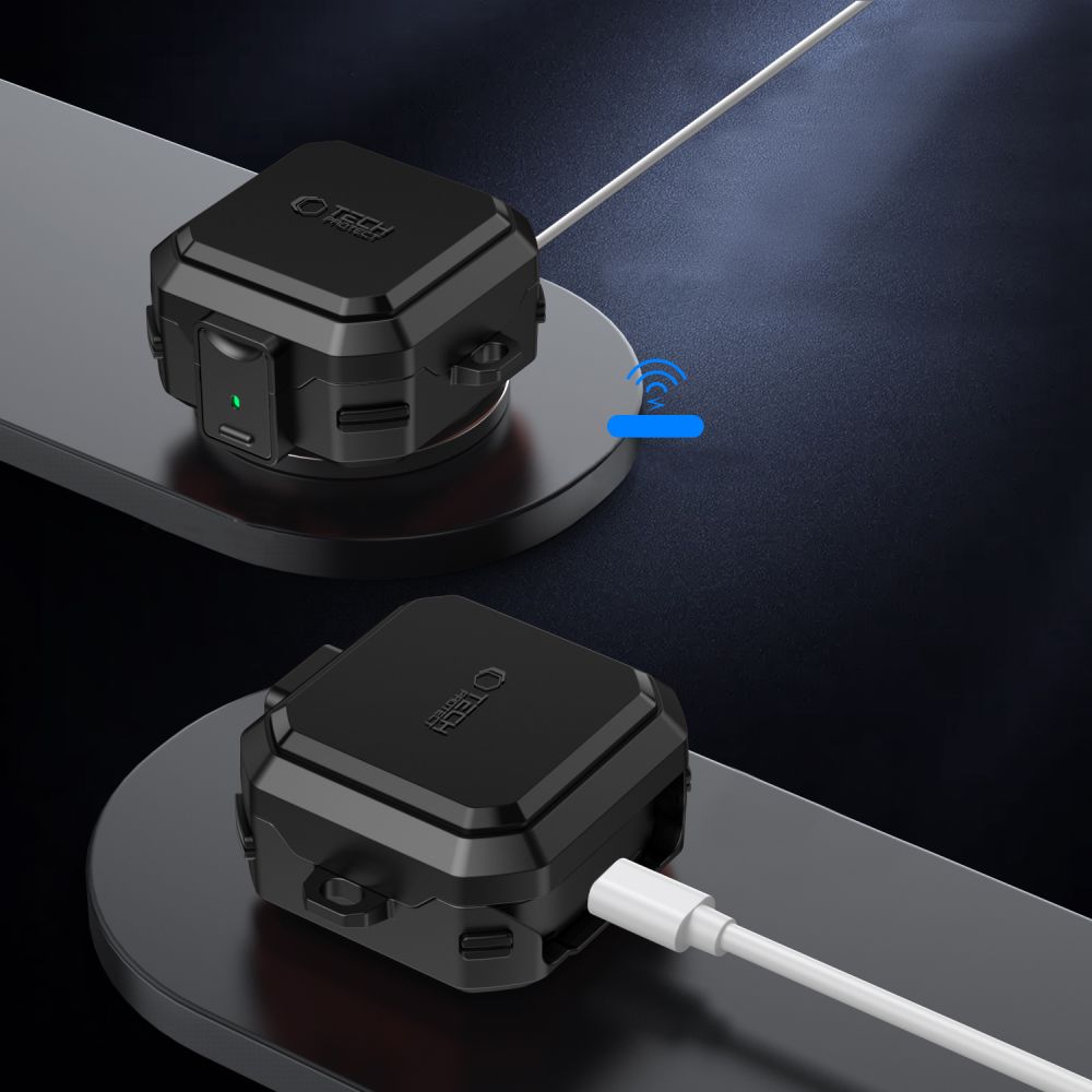 Tech-Protect Tech-Protect Galaxy Buds 4 / 4 Pro Skal MagSafe Carbonox Svart