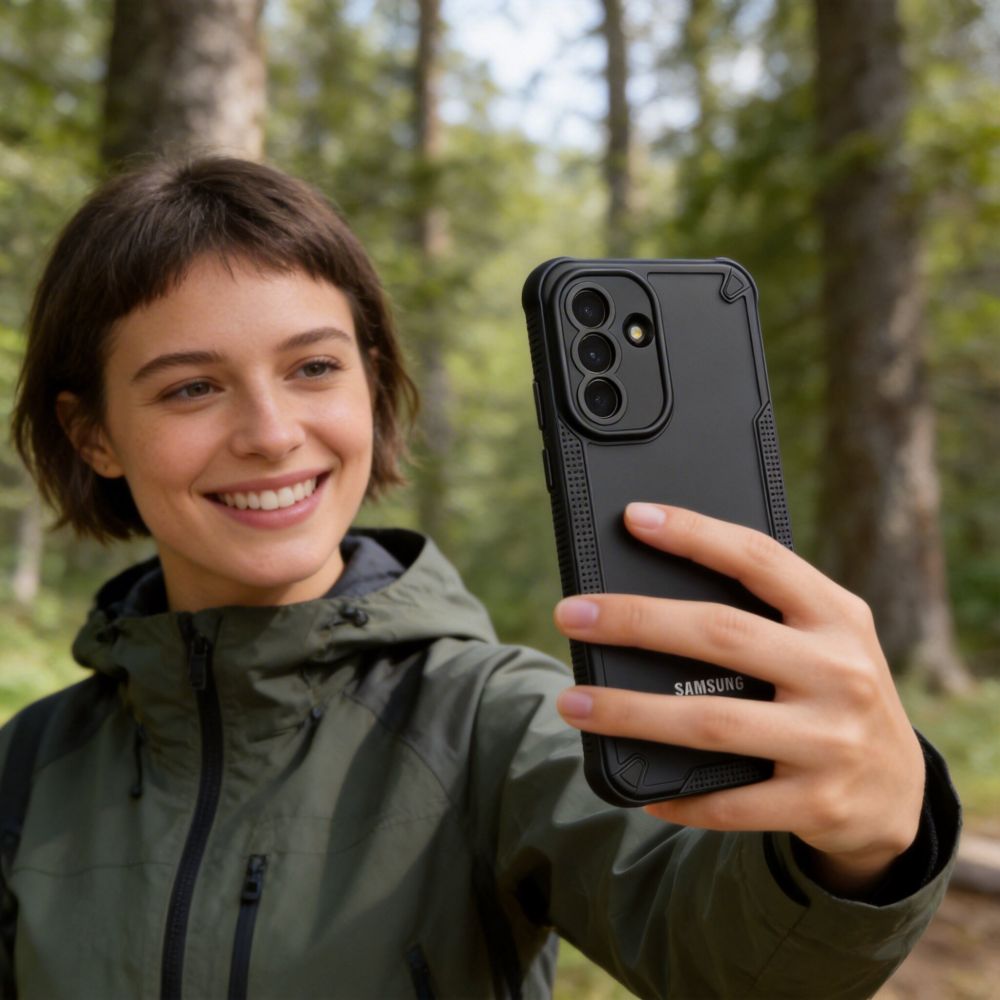 Tech-Protect Tech-Protect Samsung Galaxy A37 5G Skal Rugged Shield Matt Svart