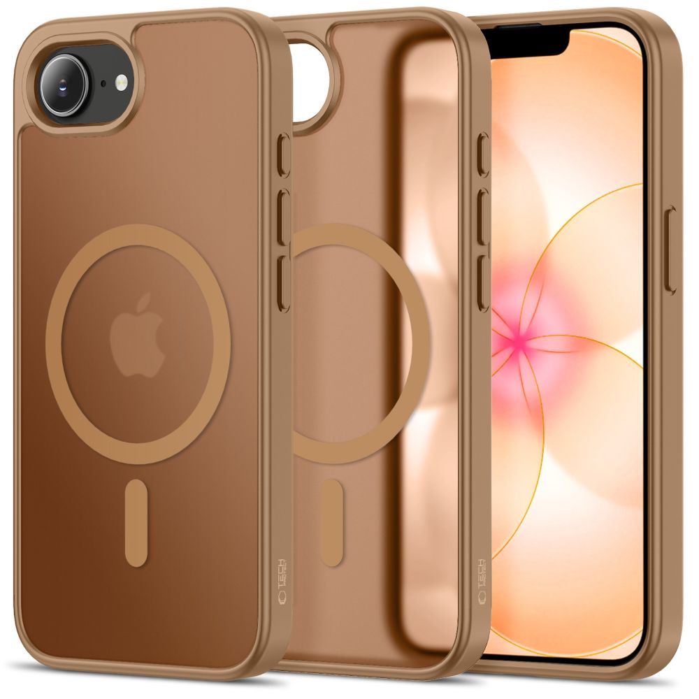 Tech-Protect Tech-Protect iPhone 17e / 16e Skal MagSafe BasicMag Matt Brun