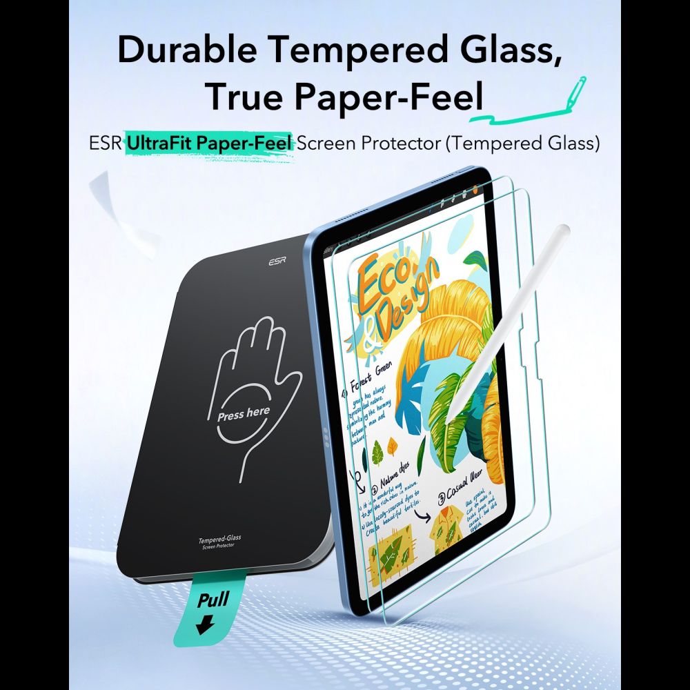 ESR ESR iPad 11 2025 / 10.9 2022 2-PACK Skärmskydd Paper Feel
