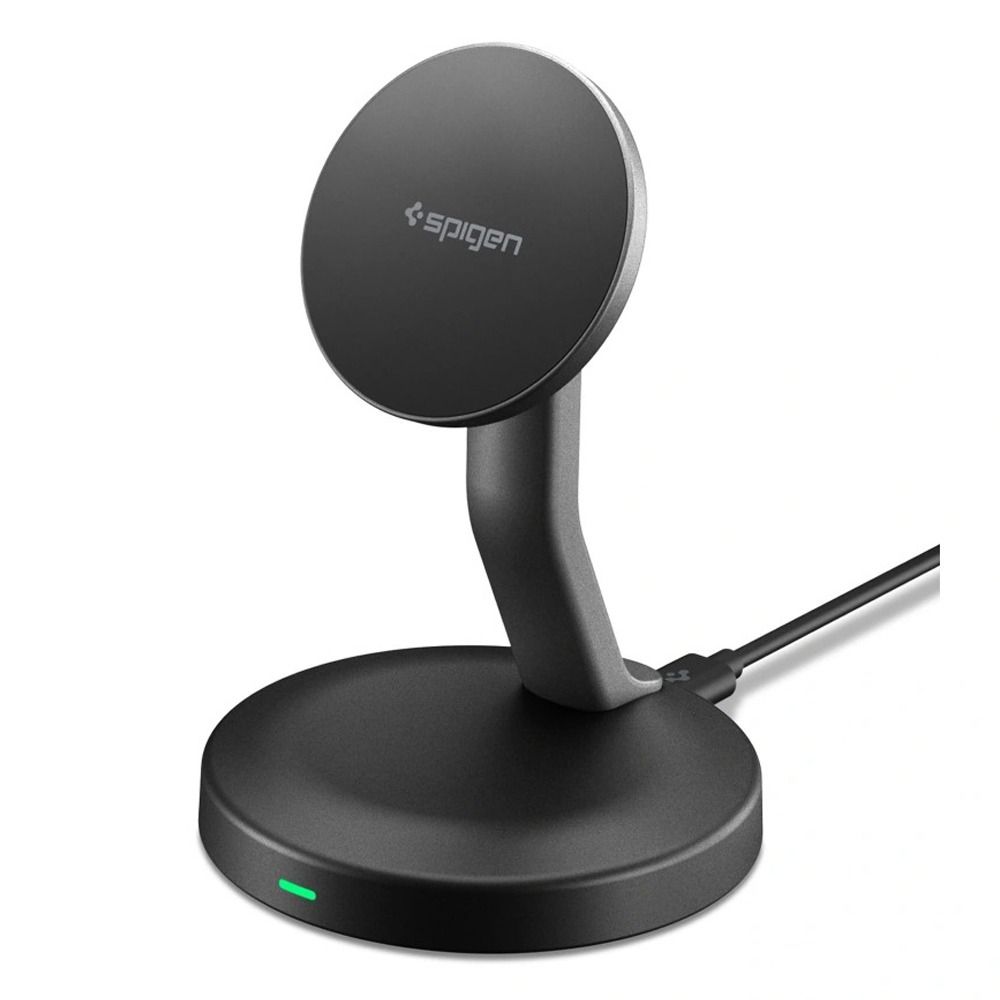 Spigen Spigen 15W Magnetisk MagSafe Laddare Essential Svart