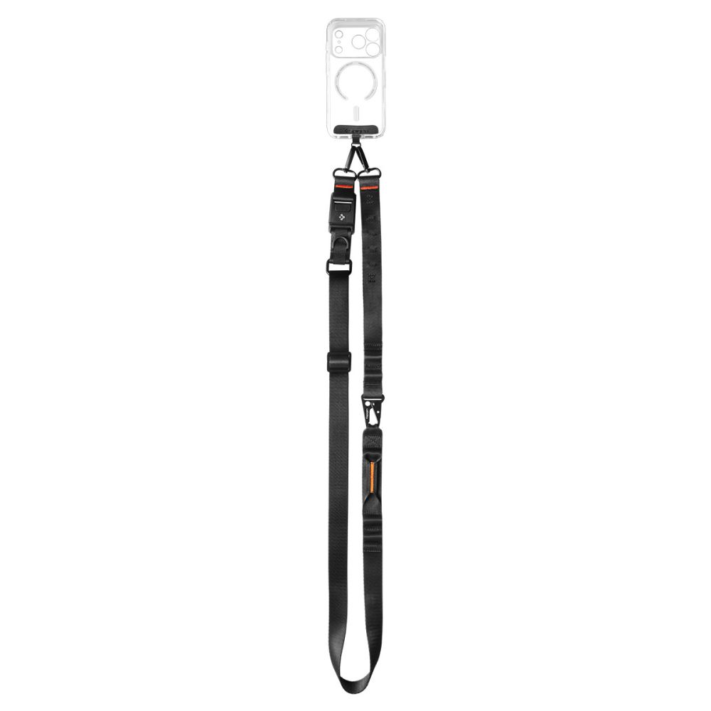 Spigen Spigen Universalt Mobilsnöre Lanyard Strap Crossbody Svart