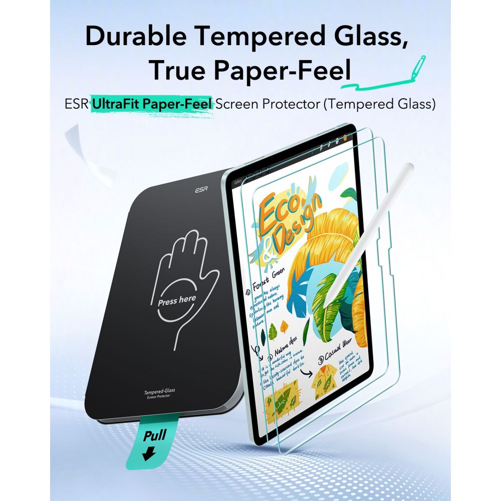 ESR ESR iPad Air 10.9 2022-2020/11 2026-2024 2-PACK Skärmskydd Paper Feel