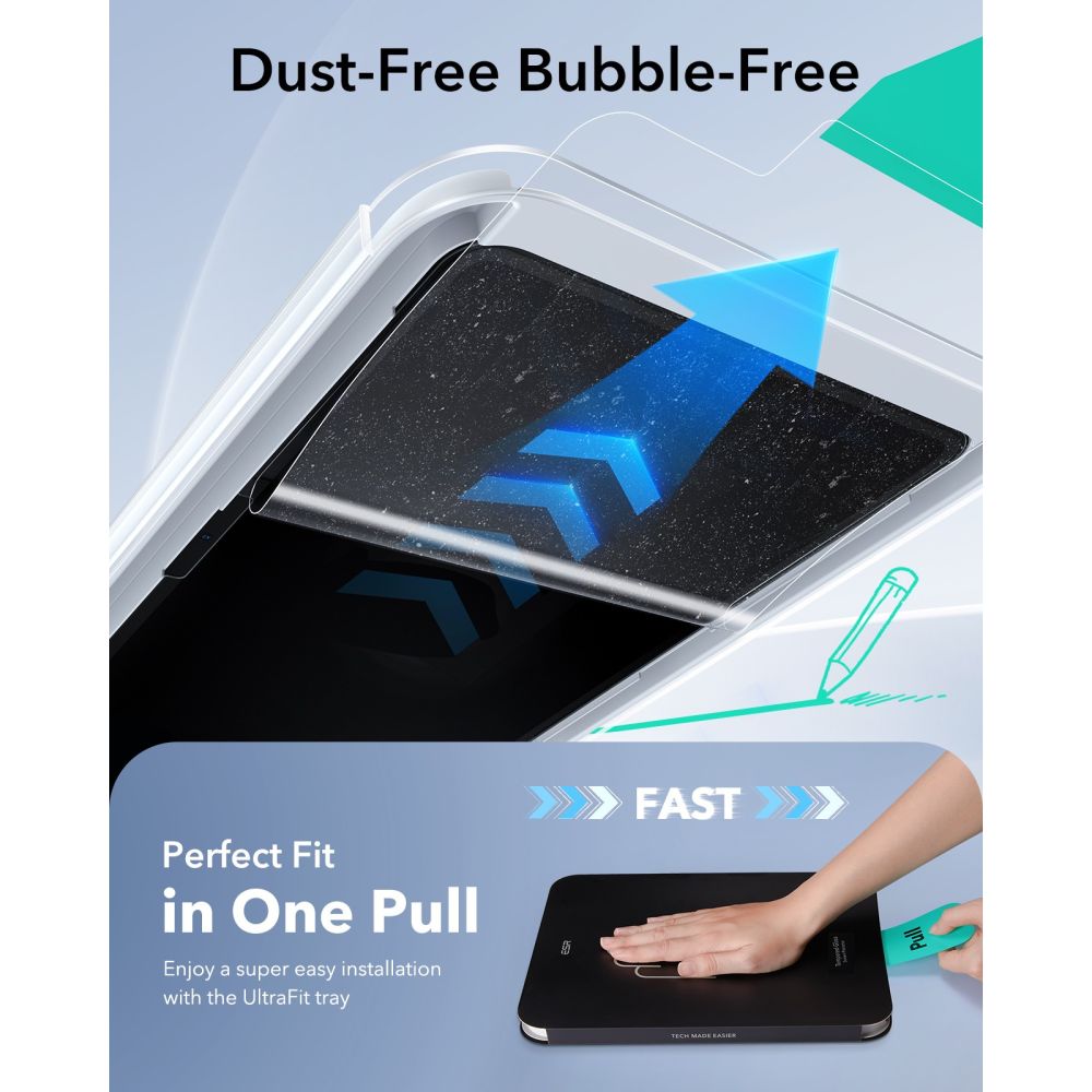 ESR ESR iPad Air 10.9 2022-2020/11 2026-2024 2-PACK Skärmskydd Paper Feel