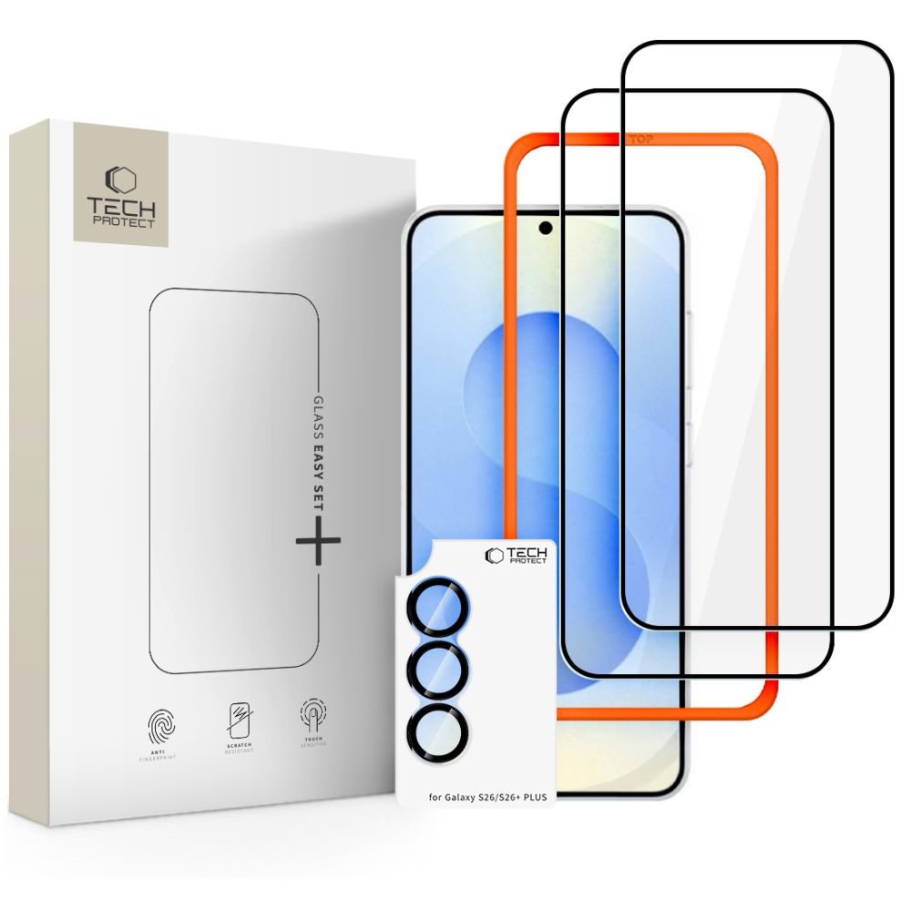 Tech-Protect Tech-Protect Galaxy S26 3-PACK Skärmskydd / Linsskydd