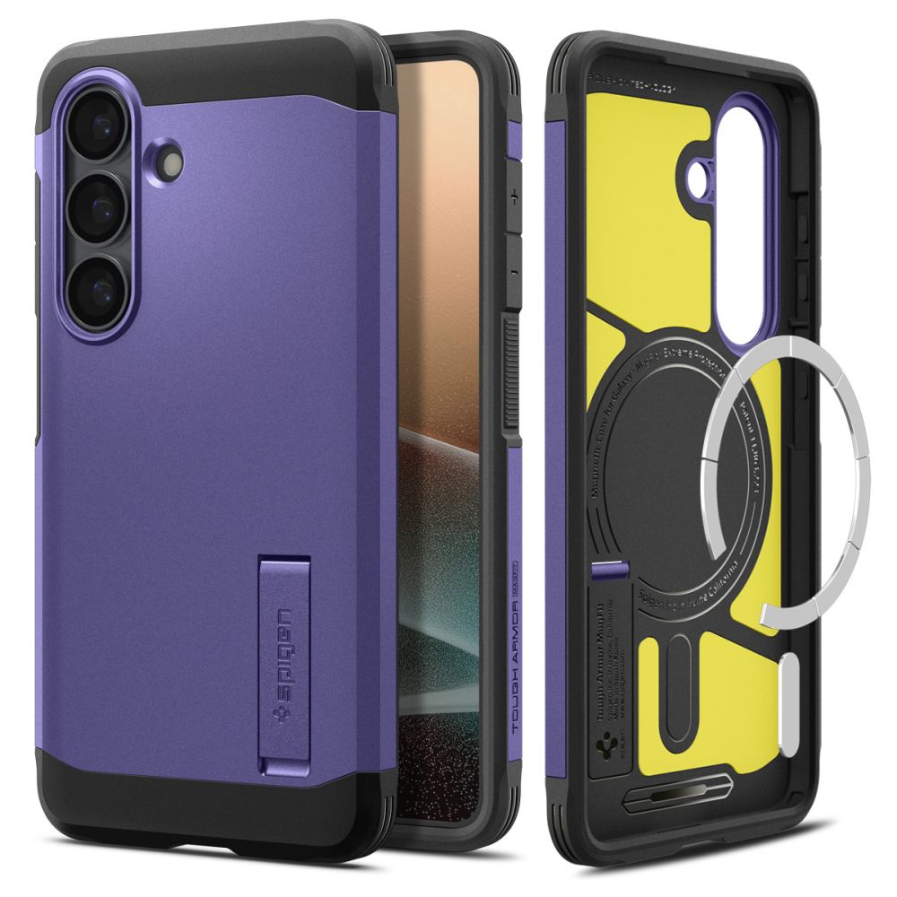 Spigen Spigen Samsung Galaxy S26 Skal MagSafe Tough Armor Ash Violet