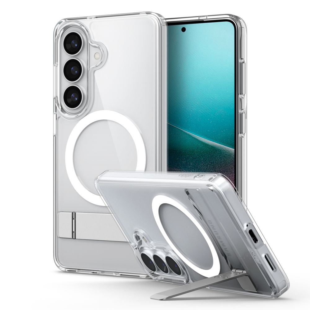 Spigen Spigen Galaxy S26 Skal MagSafe Ultra Hybrid 'S' Transparent/Vit
