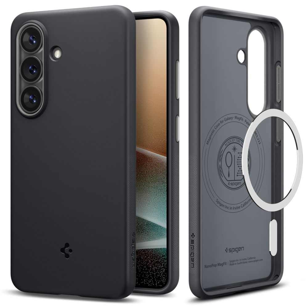 Spigen Spigen Galaxy S26 Skal MagSafe Nano Pop Black Sesame