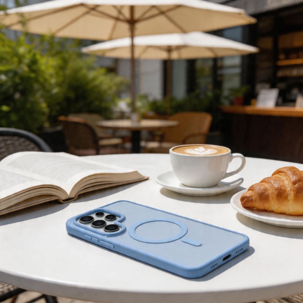 Tech-Protect Tech-Protect Galaxy S26 Ultra Skal MagSafe MagMat Sky Blue