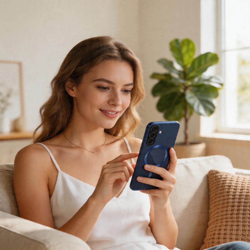 Tech-Protect Tech-Protect Galaxy A57 5G Skal MagSafe MagFlex Navy Blue