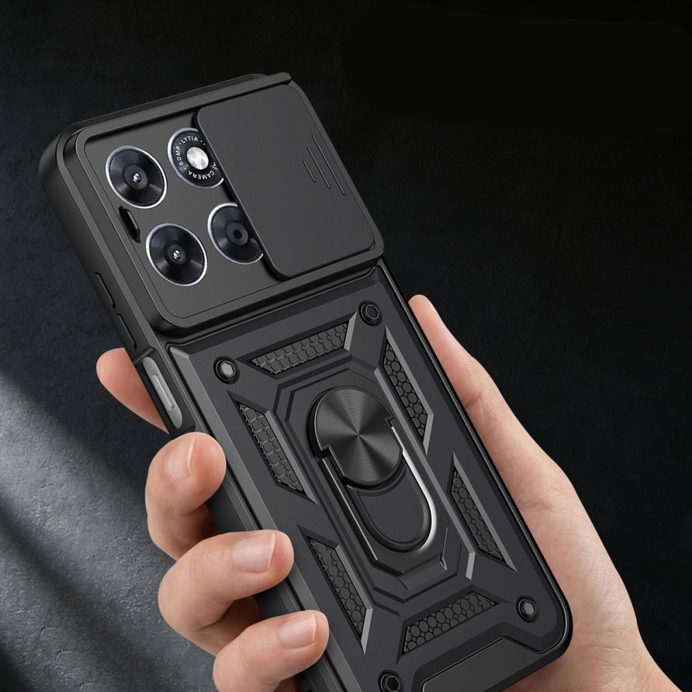 Tech-Protect Tech-Protect Motorola Moto G67/G77 Skal CamShield Pro Svart