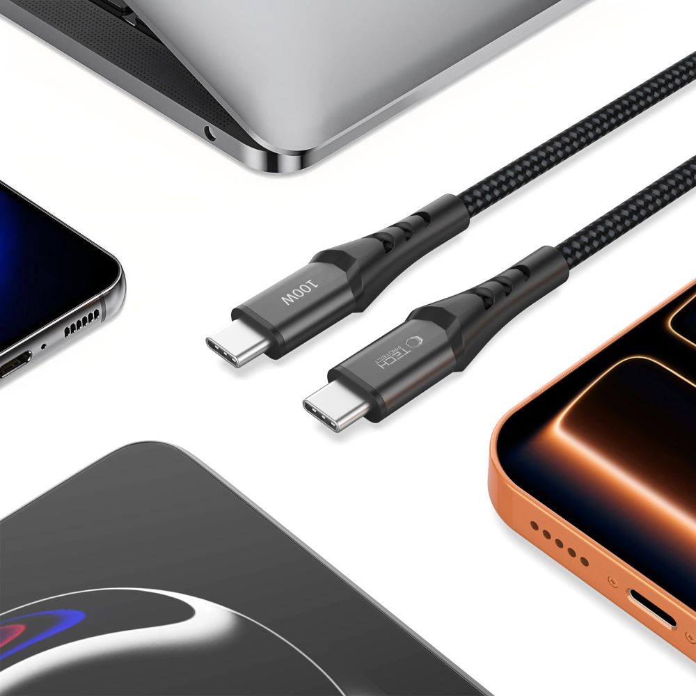 Tech-Protect Tech-Protect 2m 100W PD QC3.0 USB-C-USB-C Kabel UltraBoost