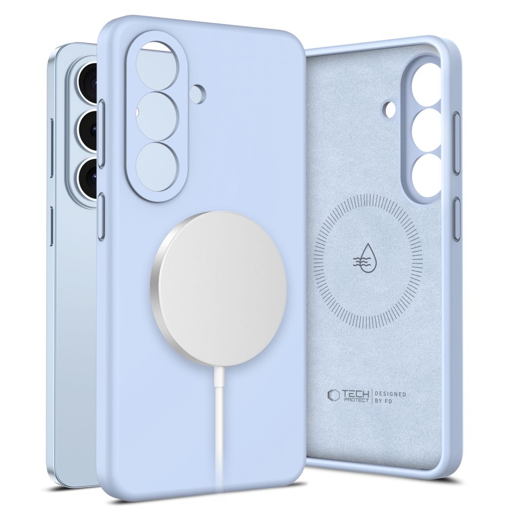 Tech-Protect Tech-Protect Galaxy S26 Skal MagSafe Silicone Sky Blue