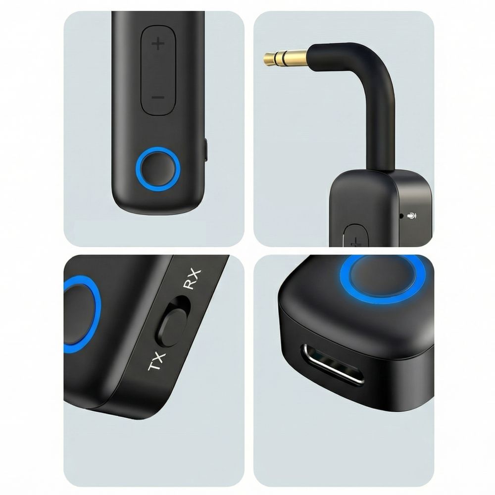 Tech-Protect Tech-Protect Bluetooth AUX Ljudadapter UltraBoost Svart