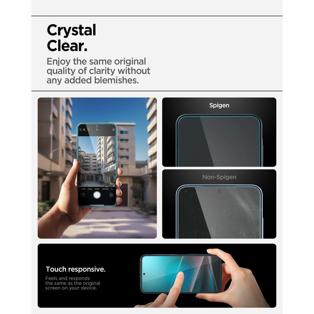 Spigen Spigen Galaxy A37 / A36 Skärmskydd GLAS.tR 