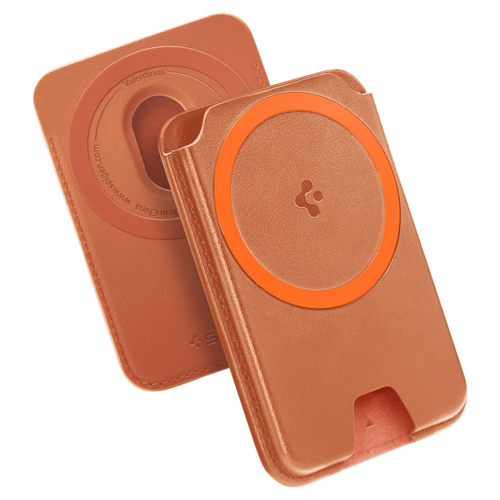 Spigen Spigen Magnetisk MagSafe Korthållare Valentinus MagFit+ Orange