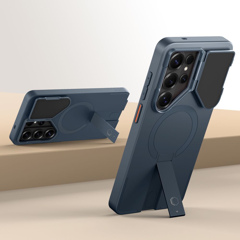 Tech-Protect Tech-Protect Galaxy S26 Ultra Skal MagSafe Kevlar Aura Navy Blue