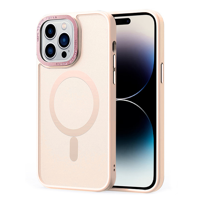  iPhone 14 Pro Skal MagSafe Hybrid Matt Rosa