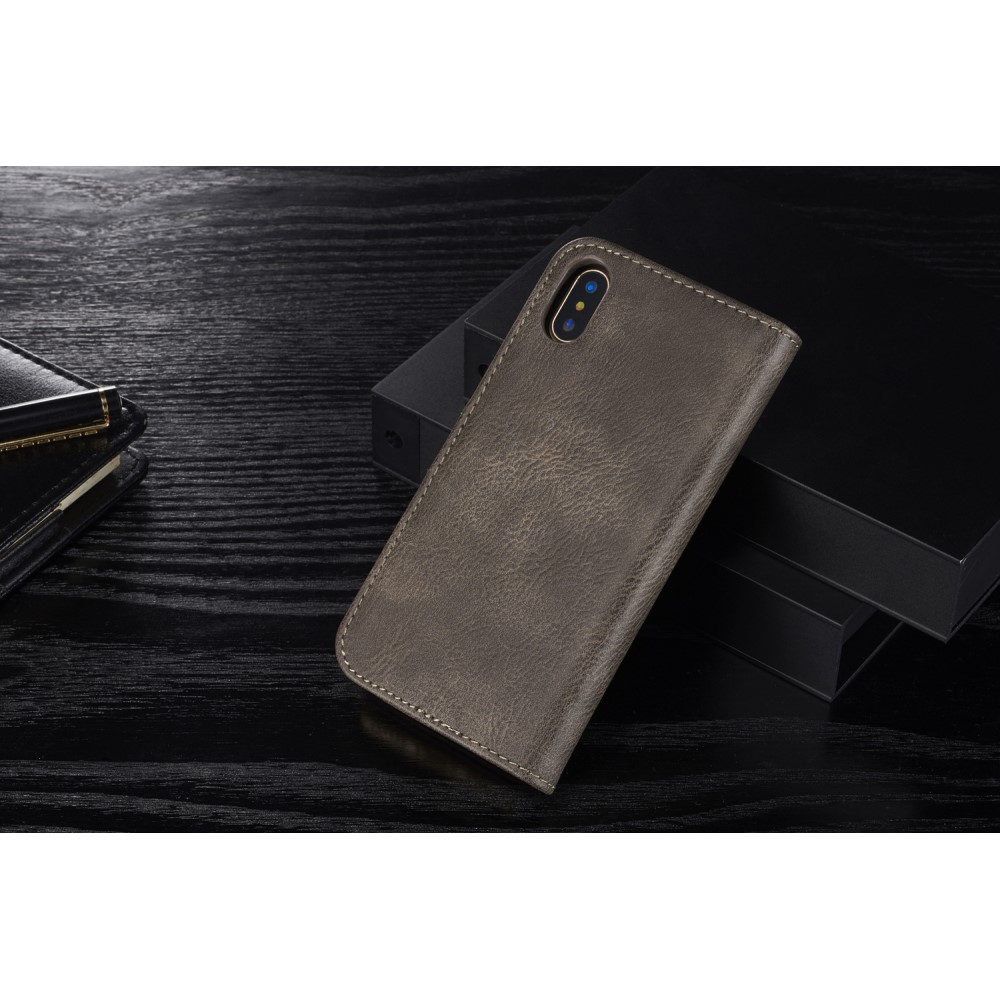 DG.MING iPhone X/Xs - DG.MING Plånboksfodral/Magnet Skal -