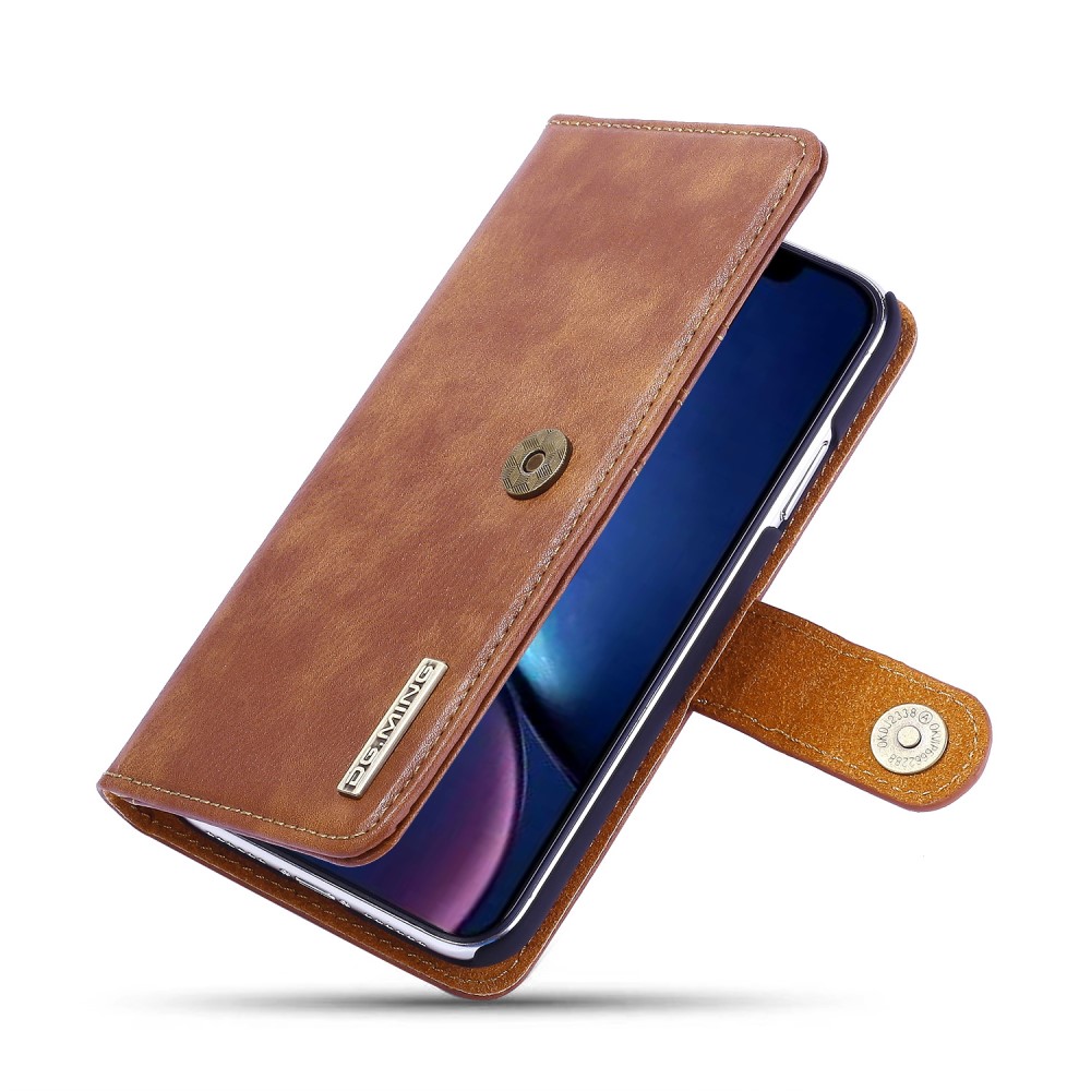DG.MING iPhone 11 - DG.MING Plånboksfodral/Magnet Skal - Brun