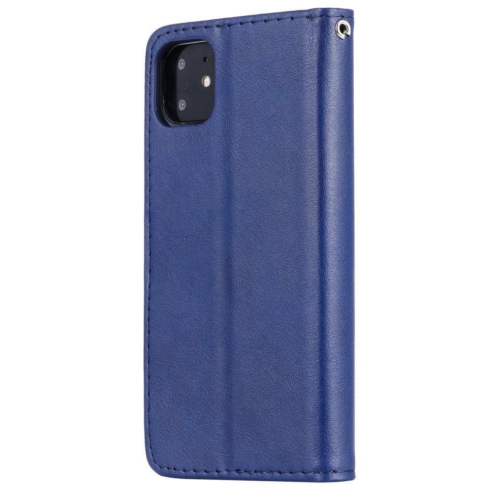  iPhone 11 - Plånboksfodral/Magnet Skal 2in1 - Mörk Blå