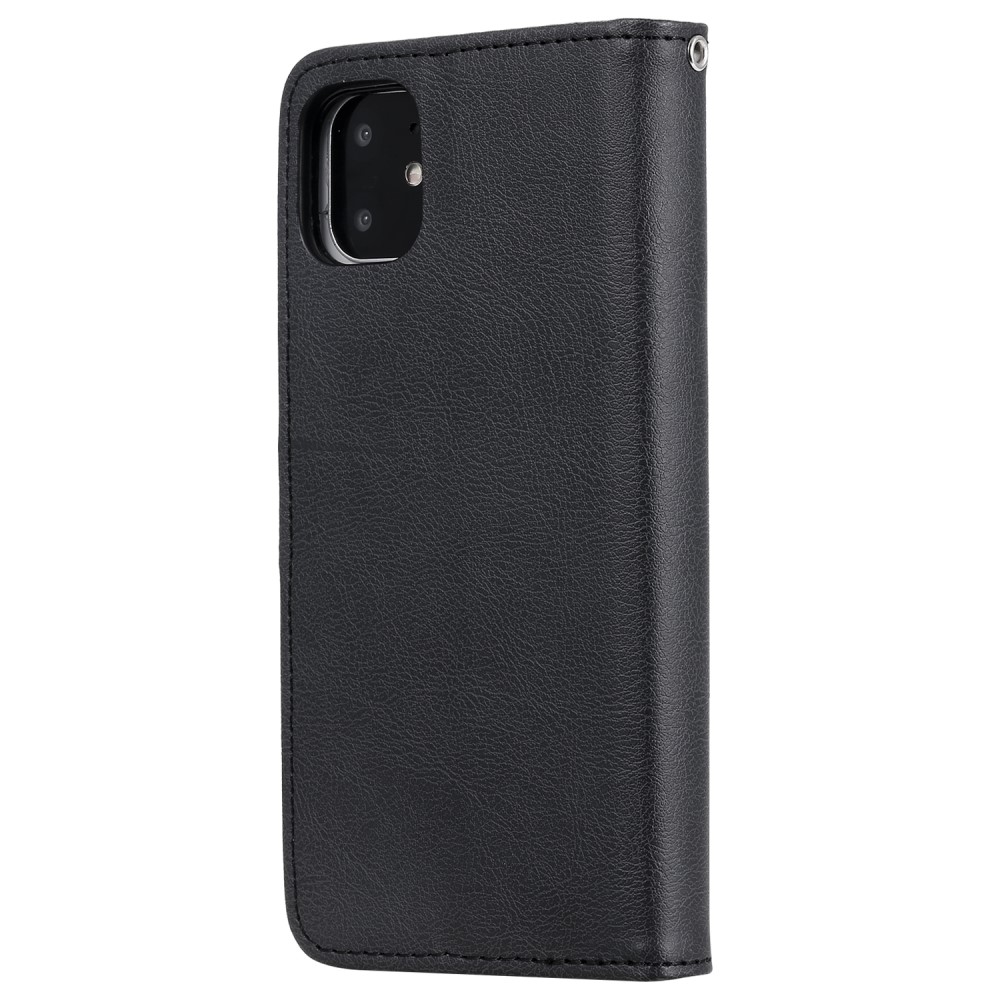  iPhone 11 - Plånboksfodral/Magnet Skal 2in1 - Svart