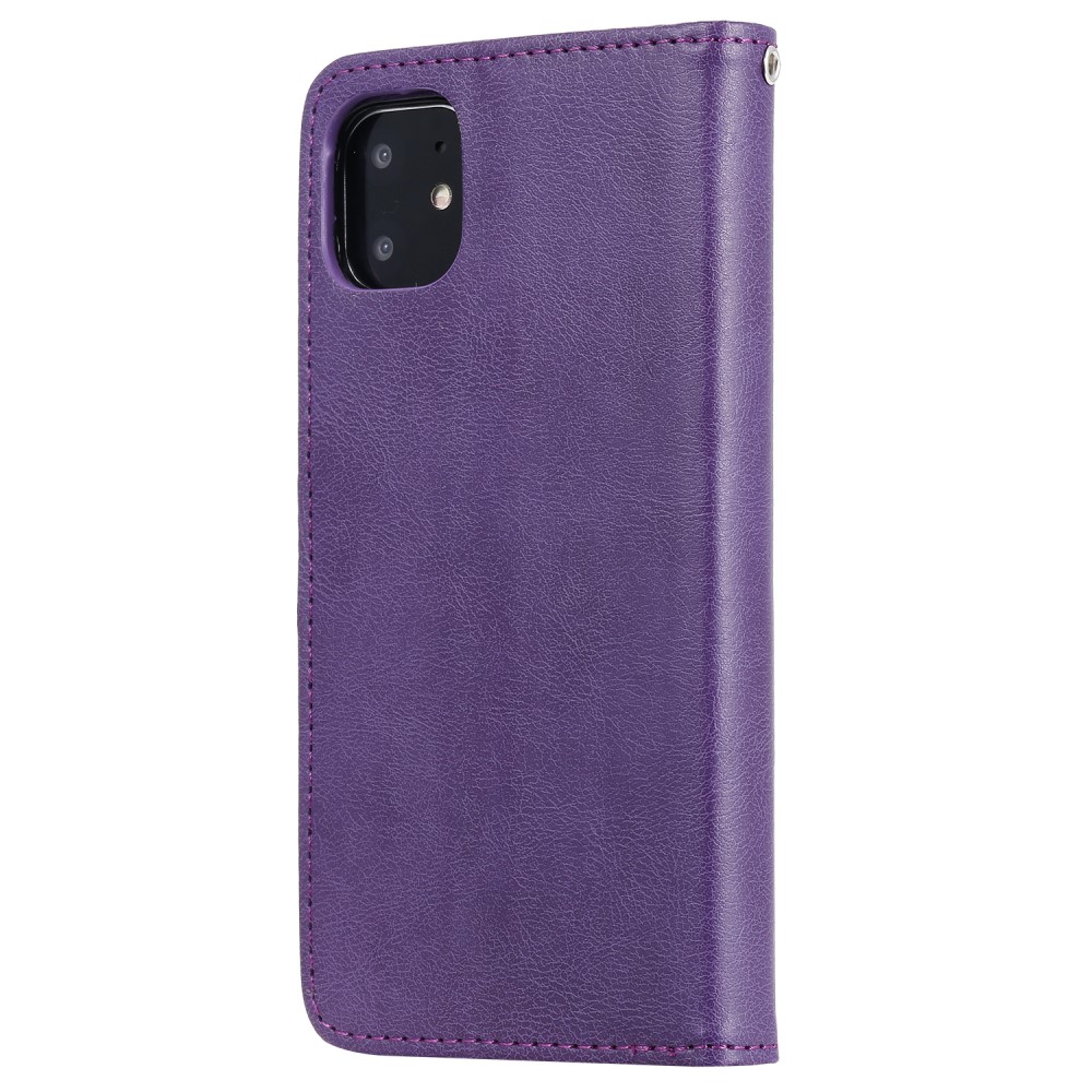  iPhone 11 - Plånboksfodral/Magnet Skal 2in1 - Lila