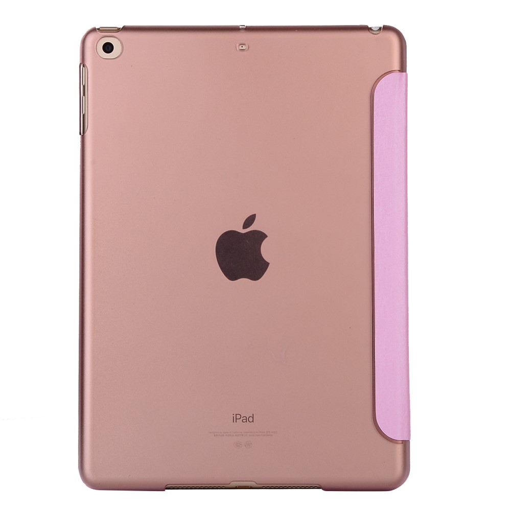  iPad 10.2 2019/2020/2021 Fodral Tri-Fold Ljus Rosa