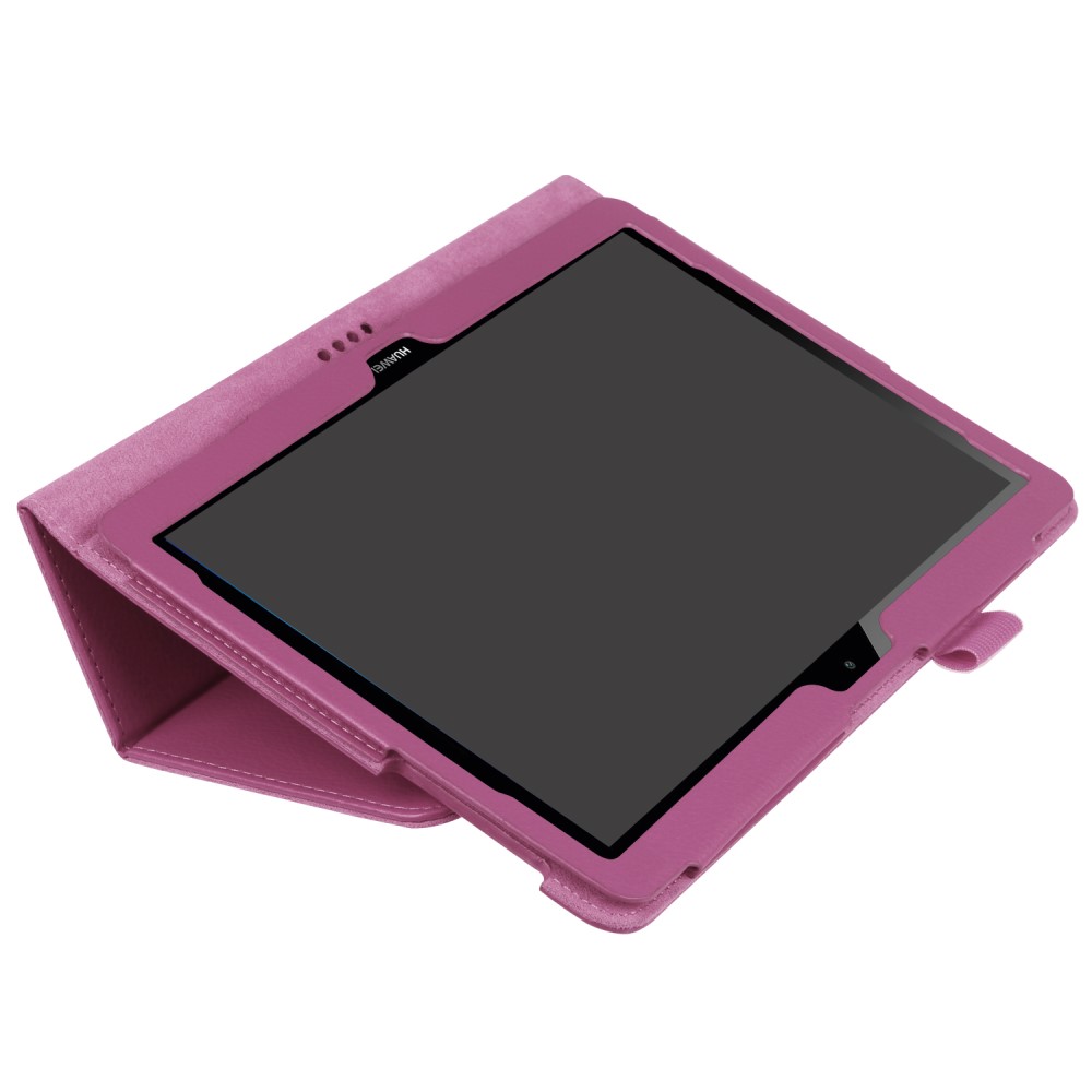  Huawei MediaPad T3 10 - Litchi läderfodral - Lila