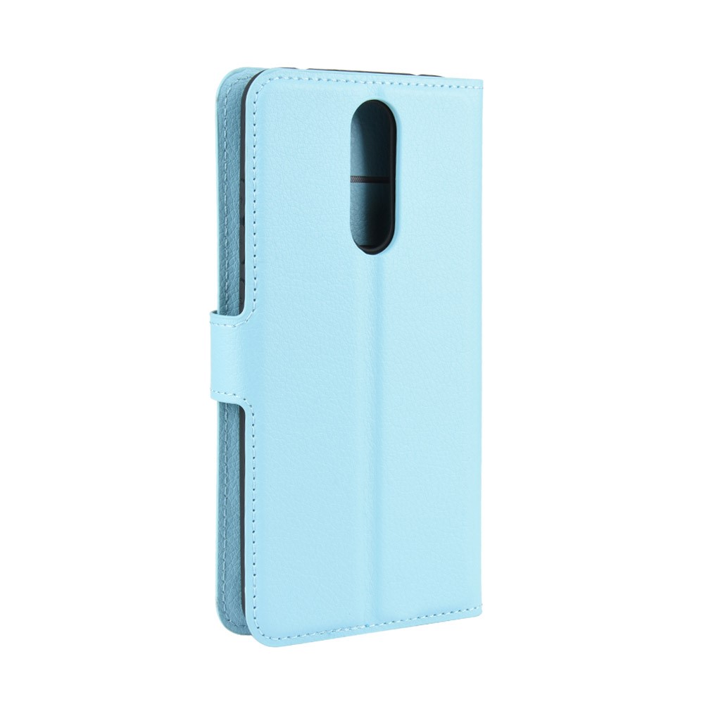  Xiaomi Redmi 8 - Litchi Plånboksfodral - Ljus Blå