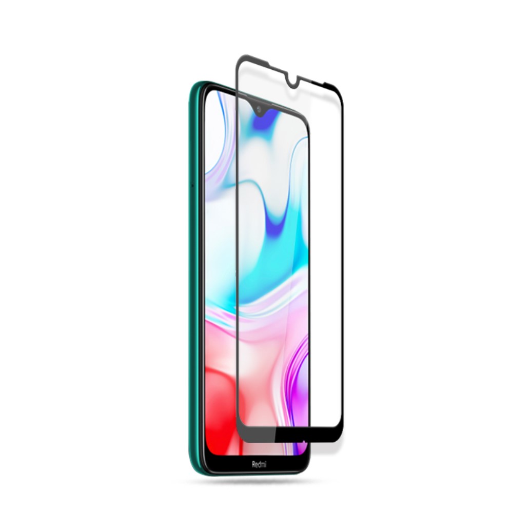 MOCOLO Xiaomi Redmi 8/8A - Härdat glas - Heltäckande skärmskydd