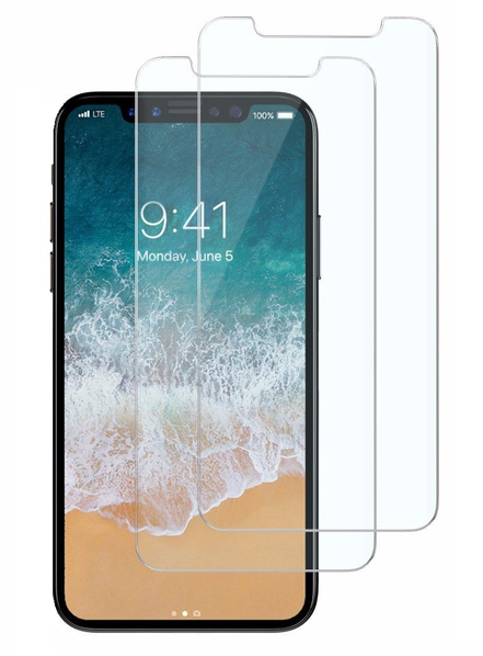  2-Pack iPhone 11 Pro/X/Xs härdat glas