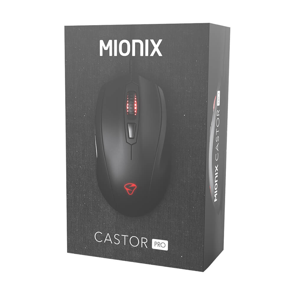 MIONIX MIONIX Gamingmus Castor Pro Svart