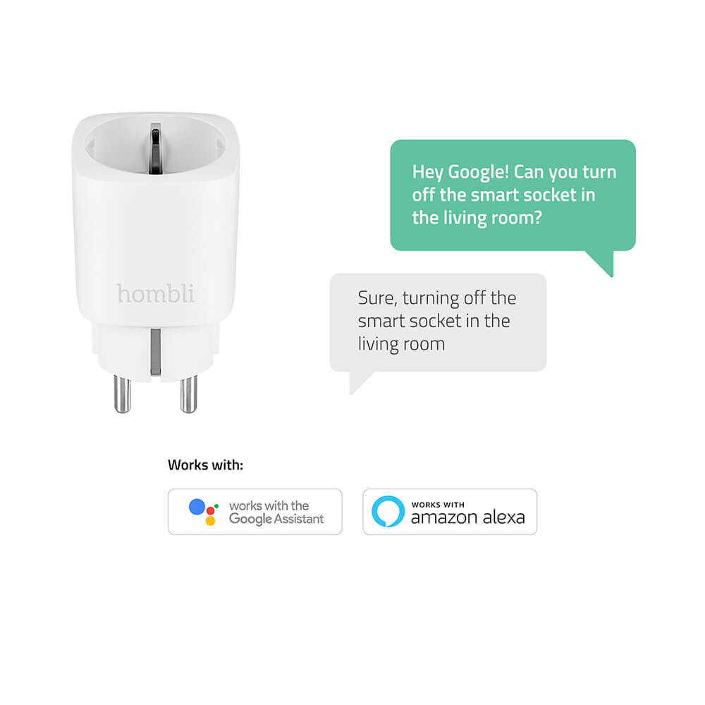 Hombli Hombli EU Smart Plug Vit