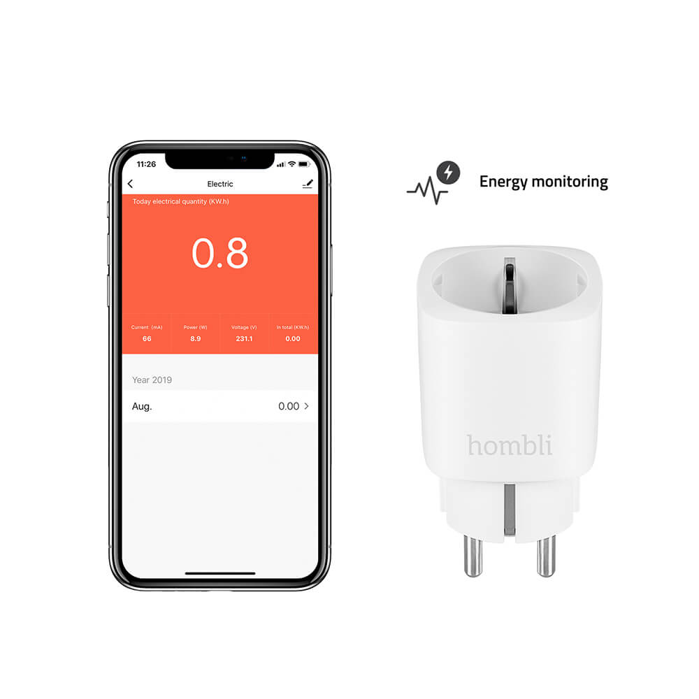 Hombli Hombli EU Smart Plug Vit