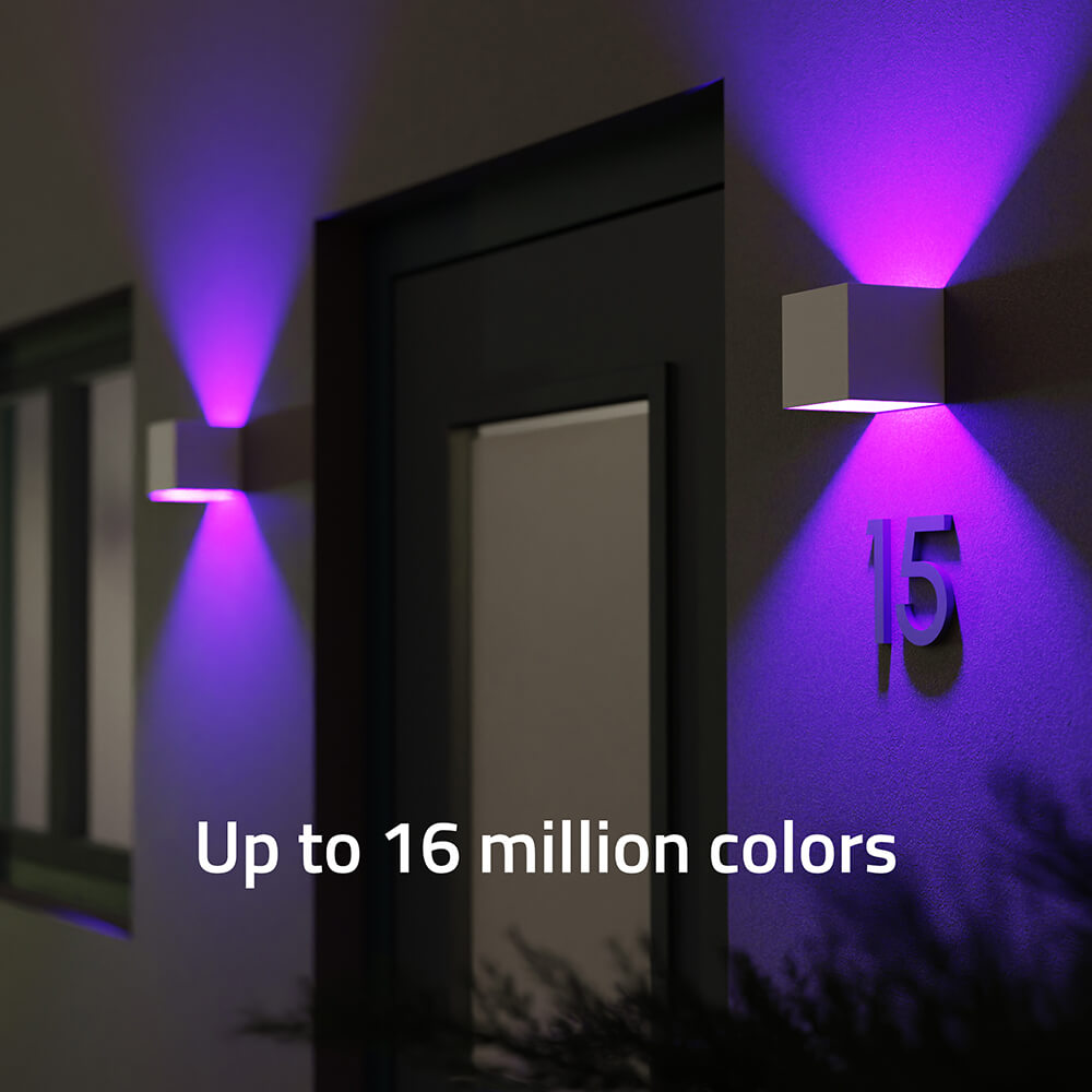 Hombli Hombli Smart Vägglampa Inomhus och Utomhus RGB CCT Vit