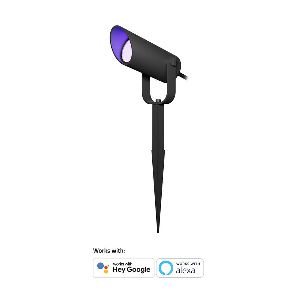 Hombli Hombli Smart Utomhus Spotlight 1-pack RGB CCT Svart